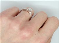 Anello Lorenza Gioielli Donna Solitario Con Pietra Montata A Quattro Punte in Oro Diamante 0.68 Ct AN458104-14 - AN458104-14